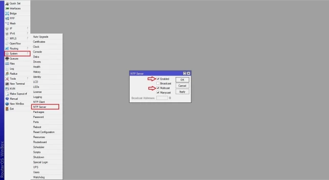 Mikrotikte NTP Sunucusu Nasil Yapilandirilir2