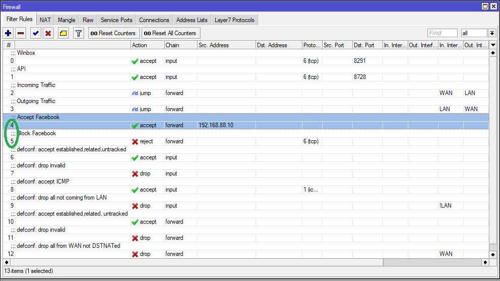 Mikrotikte engellenen web sitelerine erismek icin kullanicilar nasil beyaz listeye alinir11