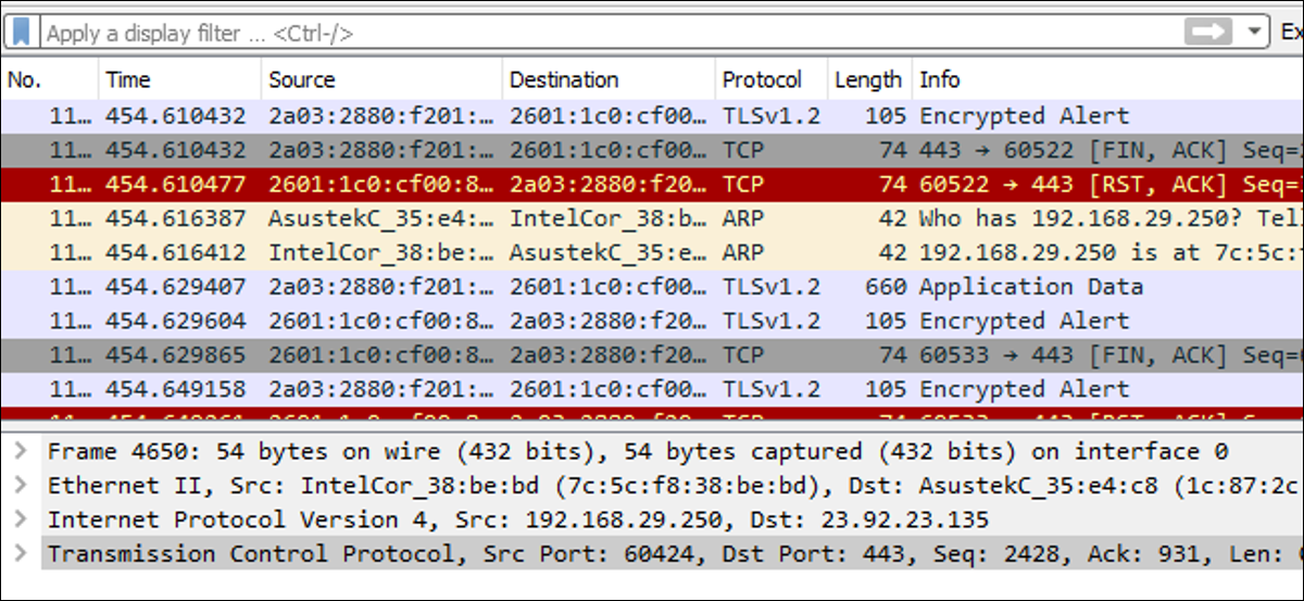 Paketleri Yakalamak Filtrelemek ve Incelemek icin Wireshark Nasil Kullanilir