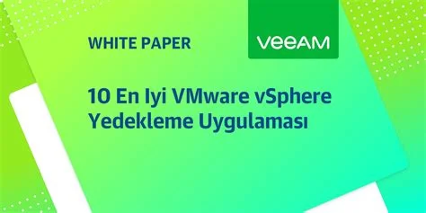 Vmware ESXi Sunucusunda Yedekleme ve Kurtarma İşlemleri