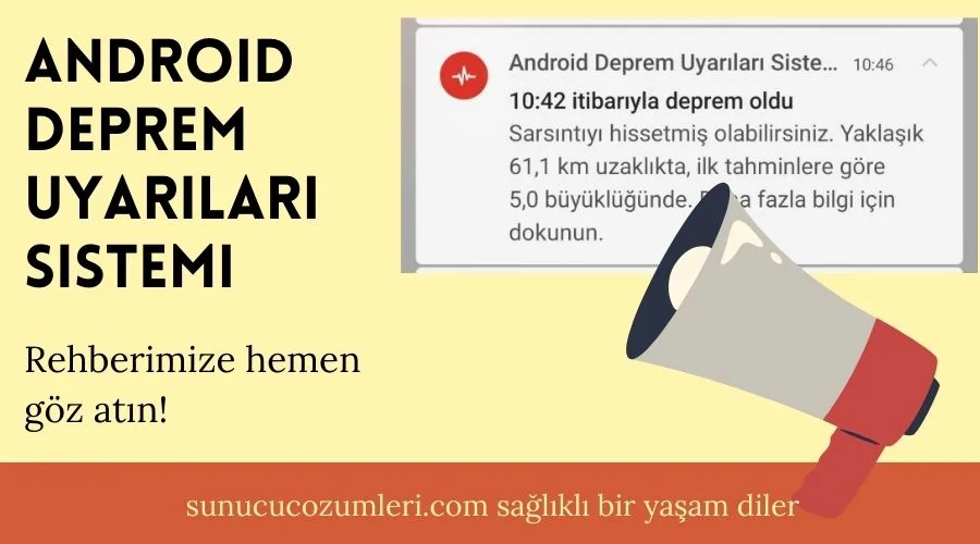 Android Deprem Uyarıları Sistemi