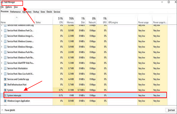 Windows 10 System Interrupts %100 Gösteriyor - Nasıl Düzeltilir