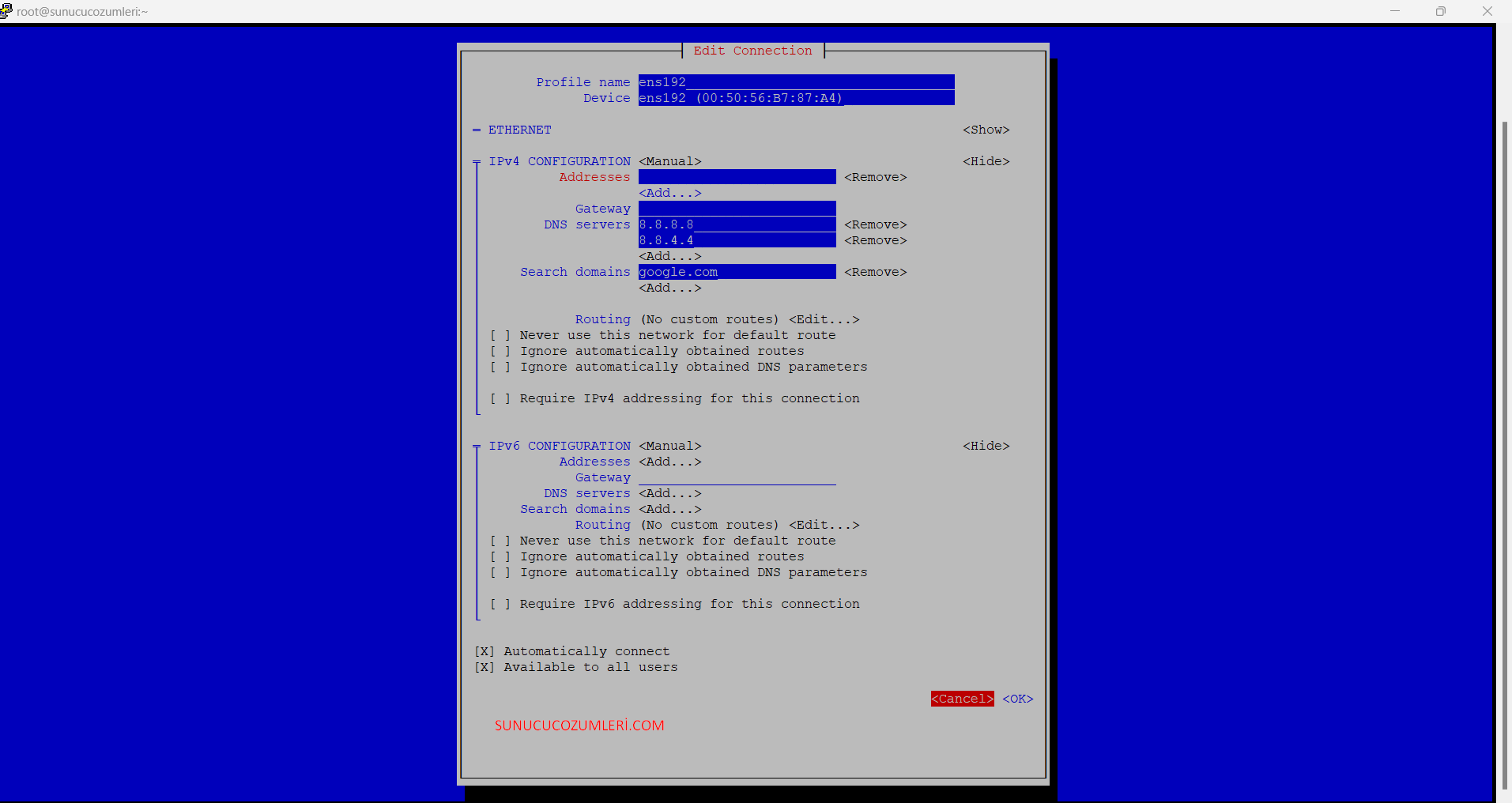 centos-ipv6-ipv4-nasil-eklenir