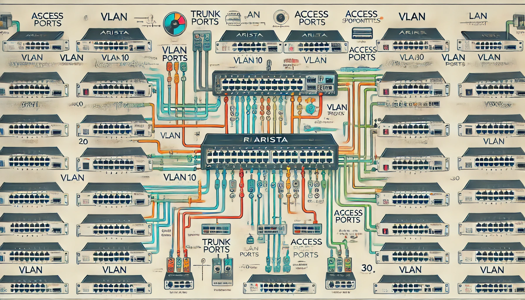 094 Arista Networkte VLAN ve Interface Atama Rehberi