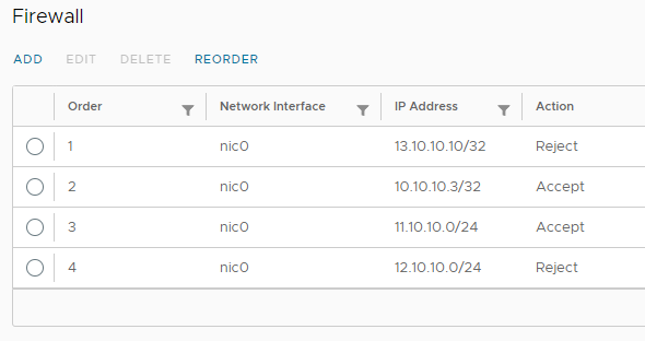 Vcenter Firewall Ayarları Yapılandırma 1