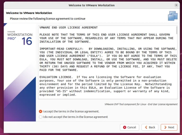 22.04 20.04 Ubuntuda VMware Workstation Nasil Kurulur6