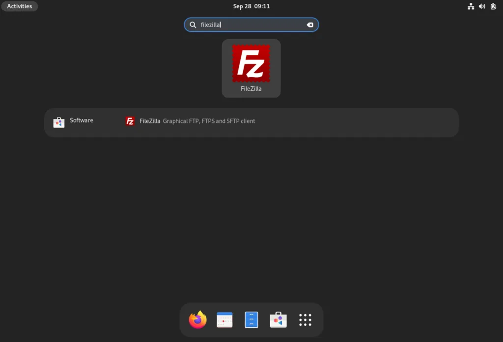 Fedora 36 Is Istasyonuna FileZilla Nasil Kurulur6