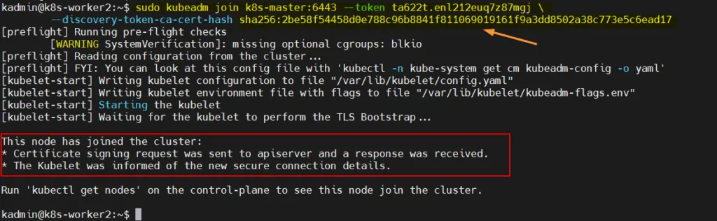 Kubeadm ile Debian 11e Kubernetes Kumesi Nasil Kurulur5