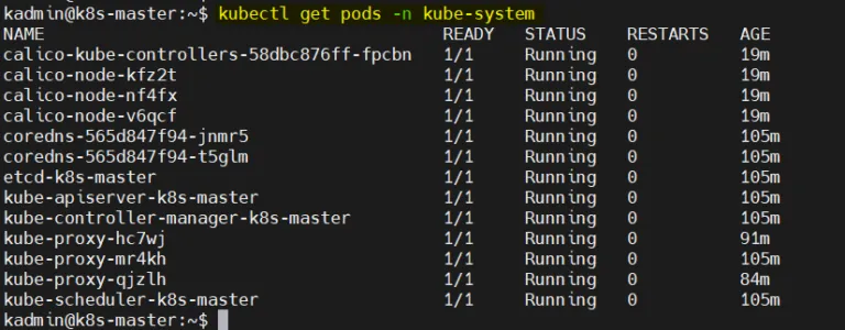 Kubeadm ile Debian 11e Kubernetes Kumesi Nasil Kurulur7