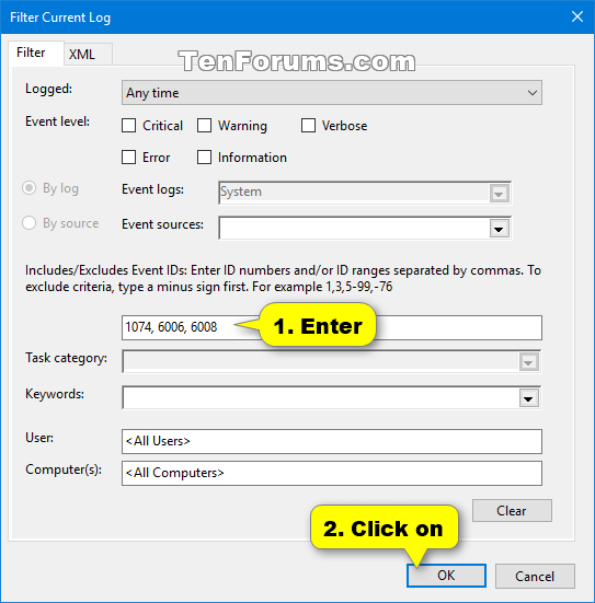 Windows'ta Kapatma ve Yeniden Başlatma Olay Günlükleri Nasıl Okunur - Windows Sunucu Açılış Ve Kapanış Logları 2 Windowsta Kapatma ve Yeniden Baslatma Olay Gunlukleri Nasil Okunur2