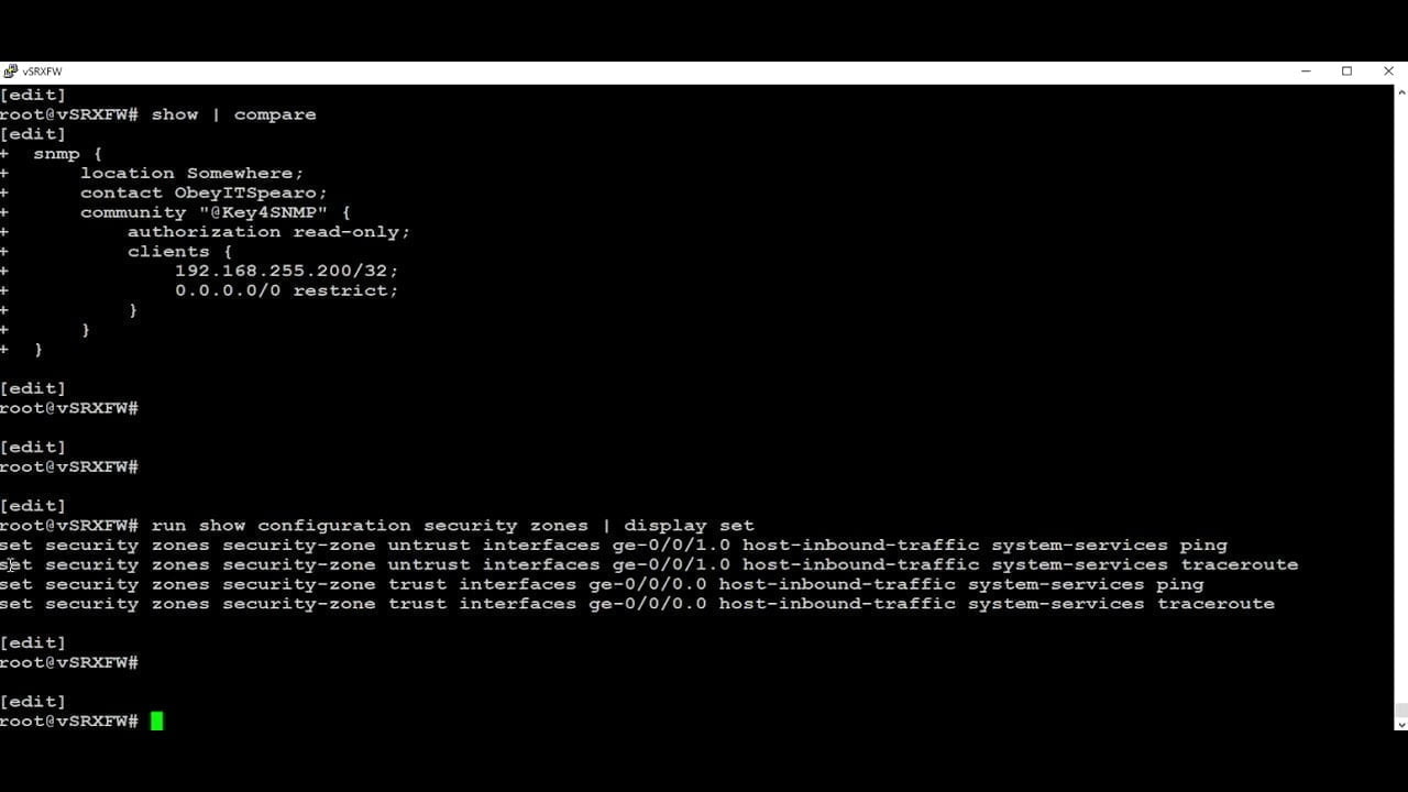 Juniper Switchlerde SNMP v2/v3 Konfigürasyonu