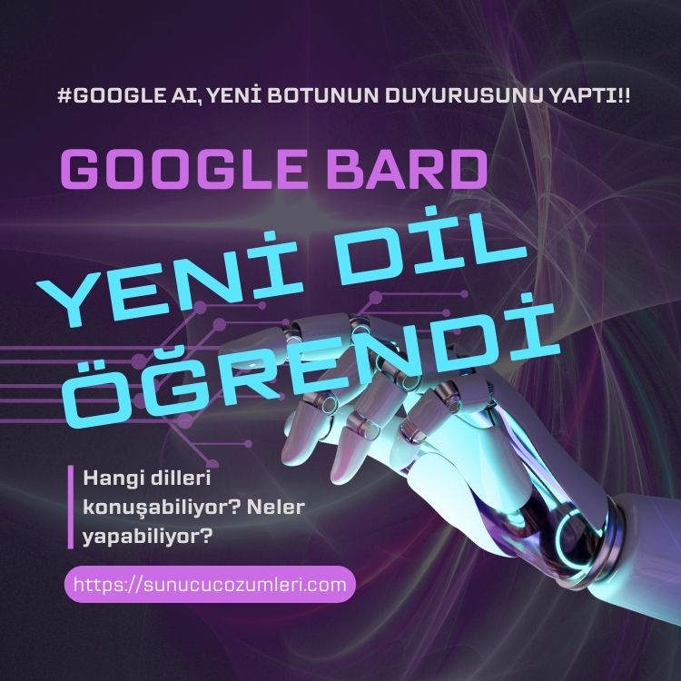 Google AI, Türkçe Dil Modeli Bard’ı Duyurdu!