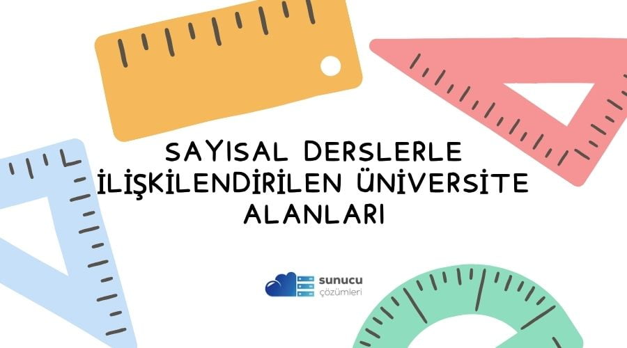 Sayısal dersler nelerdir? Sayısal bölümlerde olan dersler ve isimleri - 2023 1 sayısal-üniversiteler